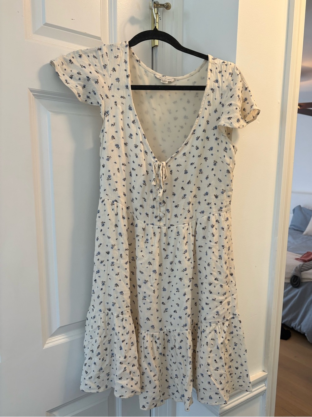 AE Floral Off White Dress
